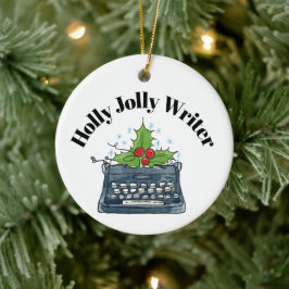 Writer Ornament jul Keepsak Retro #1