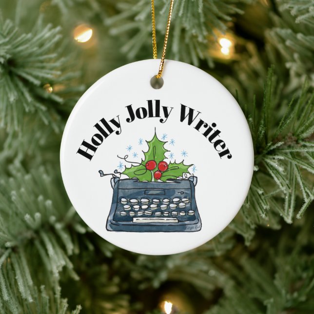 Writer Ornament jul Keepsak Retro #1 (Träd)