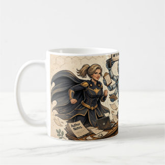 Writer’s Desk AI Superhjälte Kaffe -  Kaffemugg