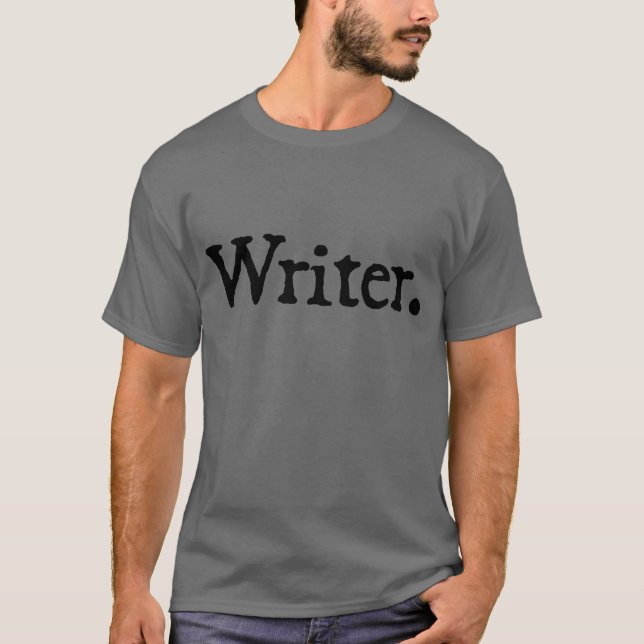Writer. Tee Shirt (Framsida)