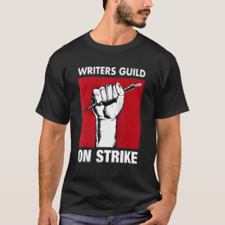 Writers Guild Of America On Strike Anti AI Chatbot T Shirt