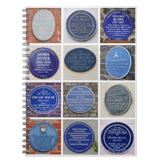 Writers' Plaques Anteckningsbok