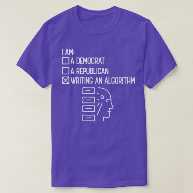 Writing An Algorithm - Data Scientist Engineer Dat T Shirt (Design framsida)