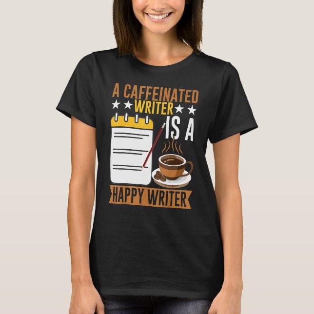 Writing For Authors And Writers 4 T Shirt (Framsida)