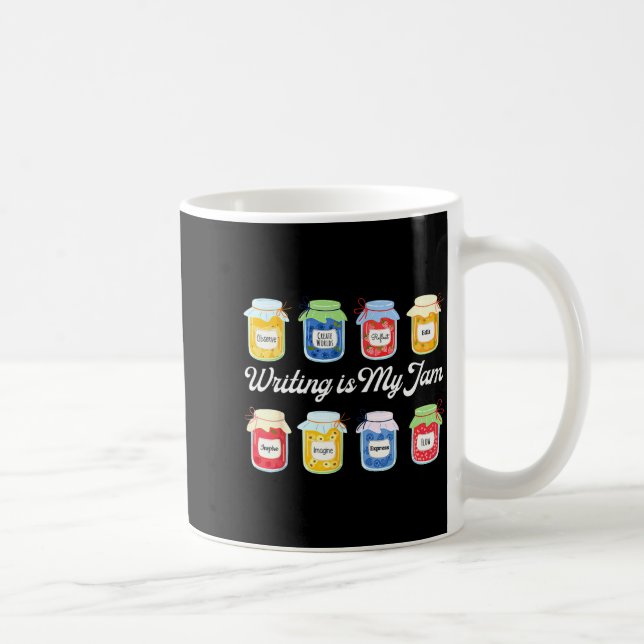 Writing is jam funny writer author english teacher kaffemugg (Höger)