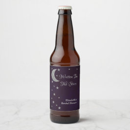 Written In The Stars Bröllopsfest Ölflaska Etikett