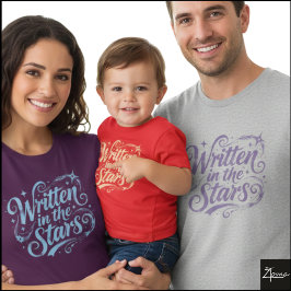 Written In The Stars Grunge Script T Shirt