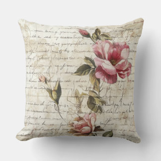 Written Roses Pillow Kudde