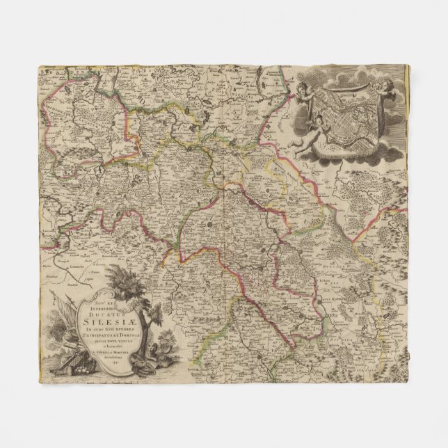 Wroclaw Polen Fleecefilt (Framsidan (Horisontell))