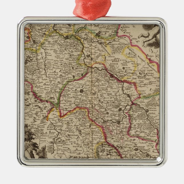 Wroclaw Polen Julgransprydnad Metall (Framsidan)