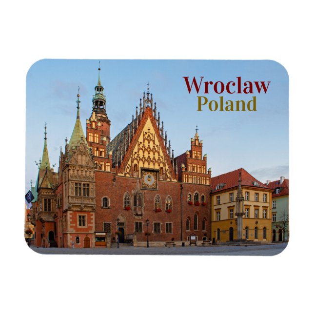 Wroclaw Polen Magnet (Horisontell)