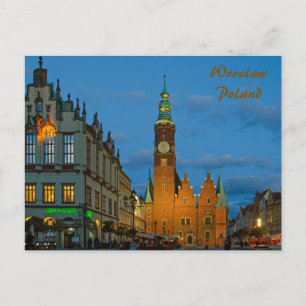 Wroclaw Polen Vykort