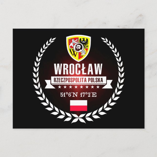Wrocław Vykort (Framsida)