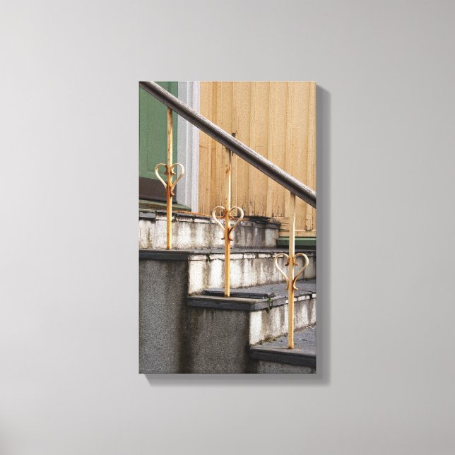 Wrodry Järn Hearts Canvastryck (Framsida)