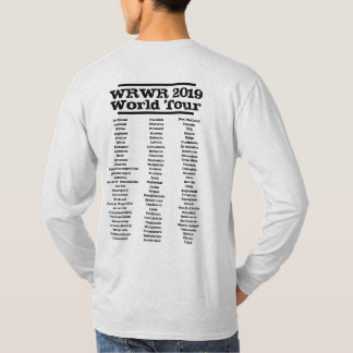WRWR-världen turnerar långärmaden T Shirt
