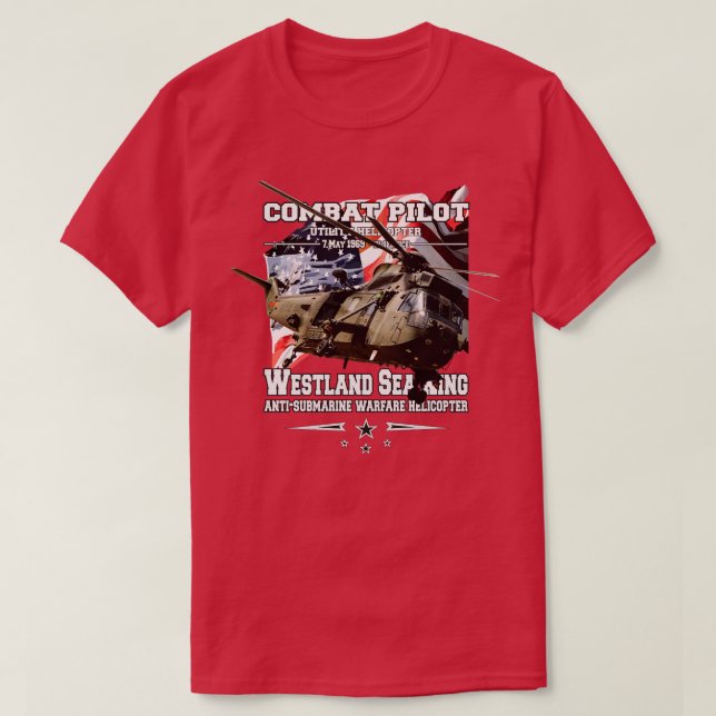 WS61 Sea Kung-helikopter för undervattensbruk T Shirt (Design framsida)