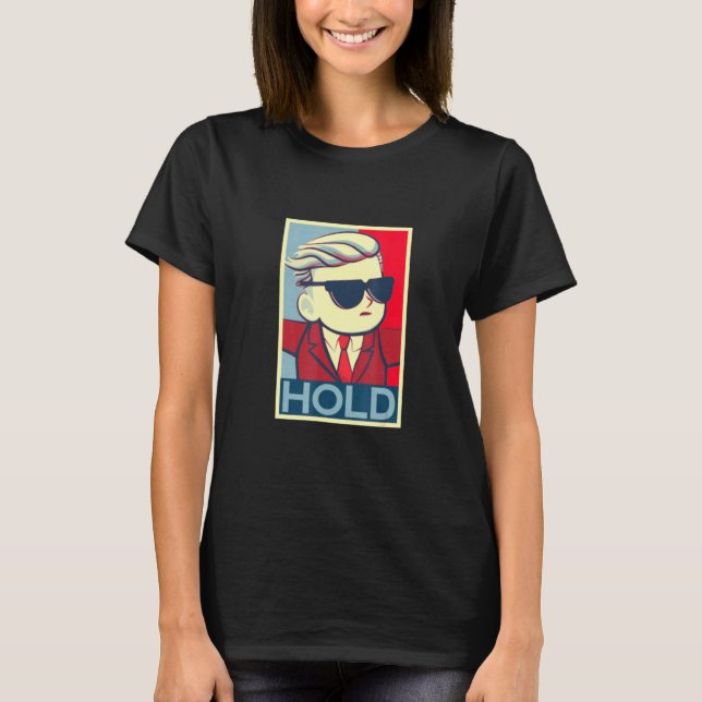 WSB - Wall street Bets Gme Stonks Krypto Kort Lon T Shirt (Framsida)