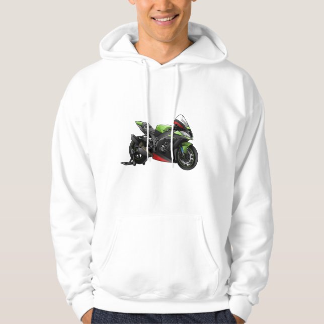 WSBK Kawasaki Hoodie (Framsida)