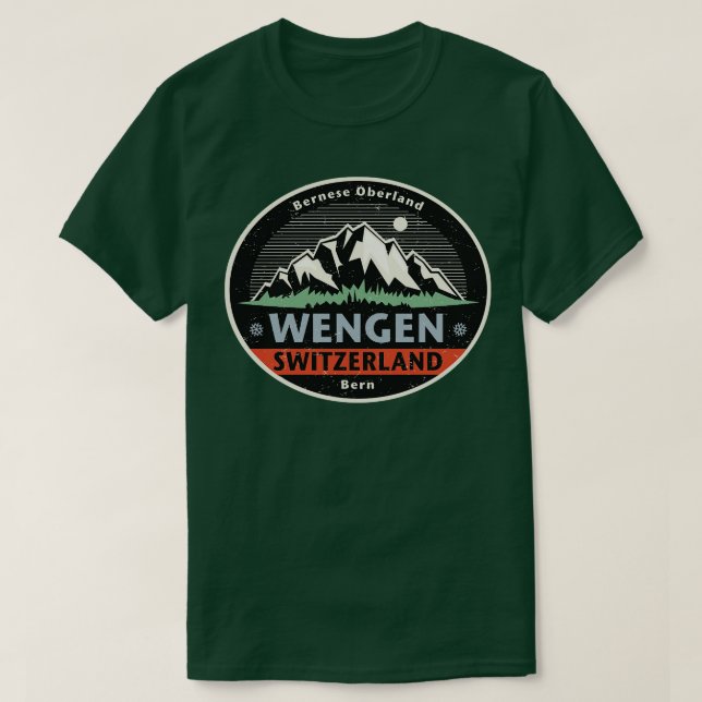 WSchengen Schweiz 2 T Shirt (Design framsida)