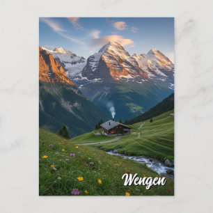 WSchengen Schweiz Travel Vykort