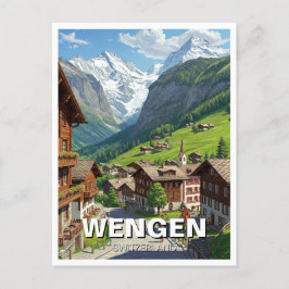 WSchengen Schweiz Travel Vykort