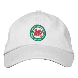 WSCO Logotyp Boll Cap - Vit Broderad Keps