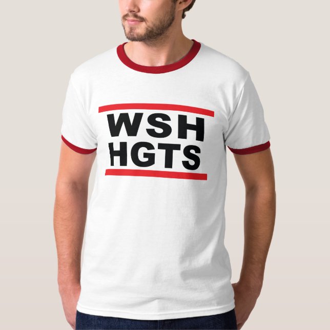 WSH HGTS Hip hop Tee (Framsida)