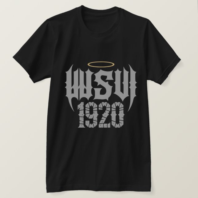 WSV 1920 gotisk streetwear-logotyp T Shirt (Design framsida)