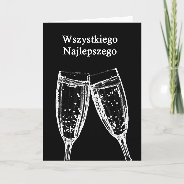 Wszystkiego najlepszego/grattis på födelsedagen kort (Framsida)