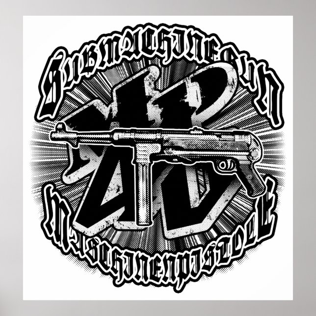 WT-Poster för MP 40-mall Poster (Framsidan)