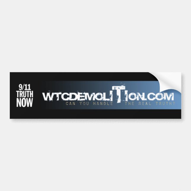 WTCDEMOLITION.COM - Anpassad Bildekal (Framsidan)