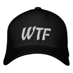 WTF 1337 Baseball hat Broderad Keps