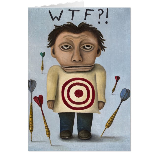 WTF?! 2 HÄLSNINGSKORT (Framsidan)