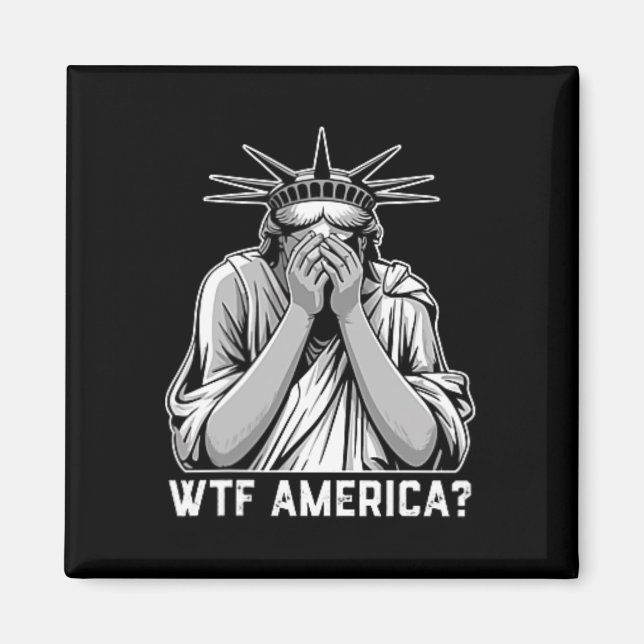 Wtf America Trump  Magnet (Framsidan)