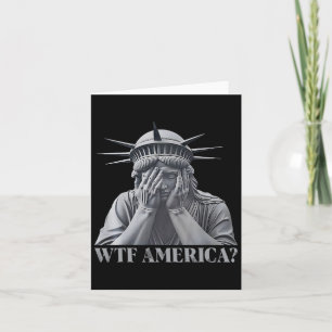 WTF Amerika mot trumpens politik och demokrati Kort