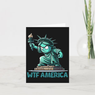WTF Amerika mot trumpens politik och demokrati Kort