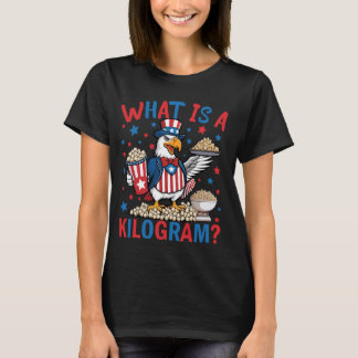 WTF är en kilogram 4:e juli Patriotic Eagl T Shirt