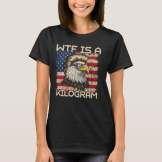 WTF är en Kilogram-Vintage 4:e juli Patrio T Shirt