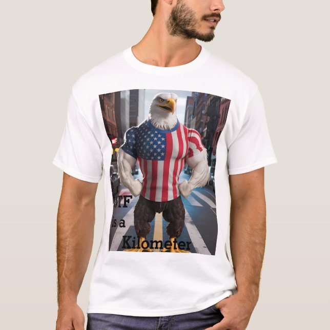 WTF är en kilometer T Shirt (Framsida)