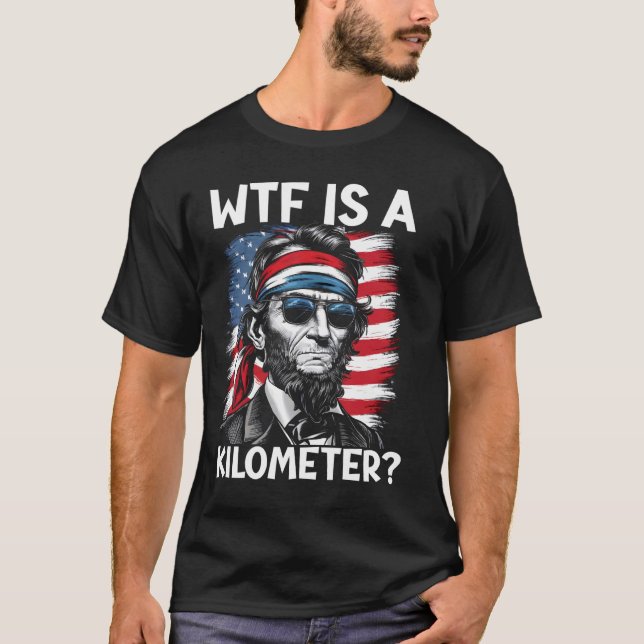 WTF är en kilometerlapp. T Shirt (Framsida)