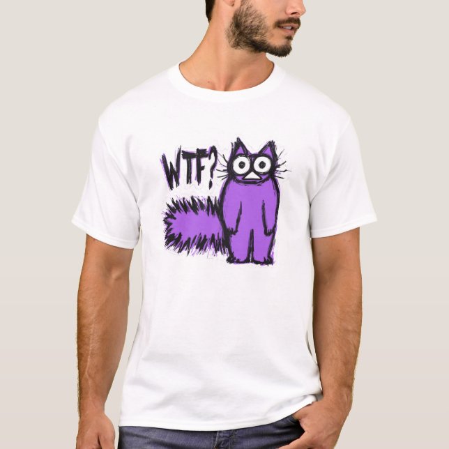 WTF CAT TEE (Framsida)