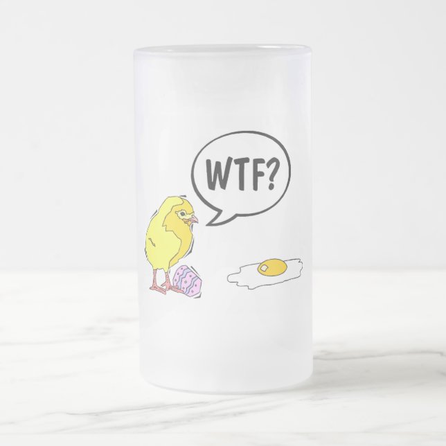 WTF-chick Frostat Ölglas (Center)