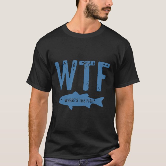 WTF där fisk är T Shirt (Framsida)