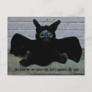 WTF Fladdermus Creater Postcard Vykort