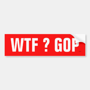 WTF-GOP-bildekal Bildekal