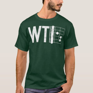 WTF Guitar F Chord T Shirt