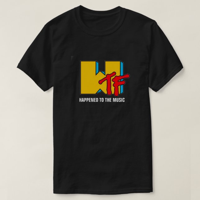 WTF hände Music T-Shirt (Design framsida)