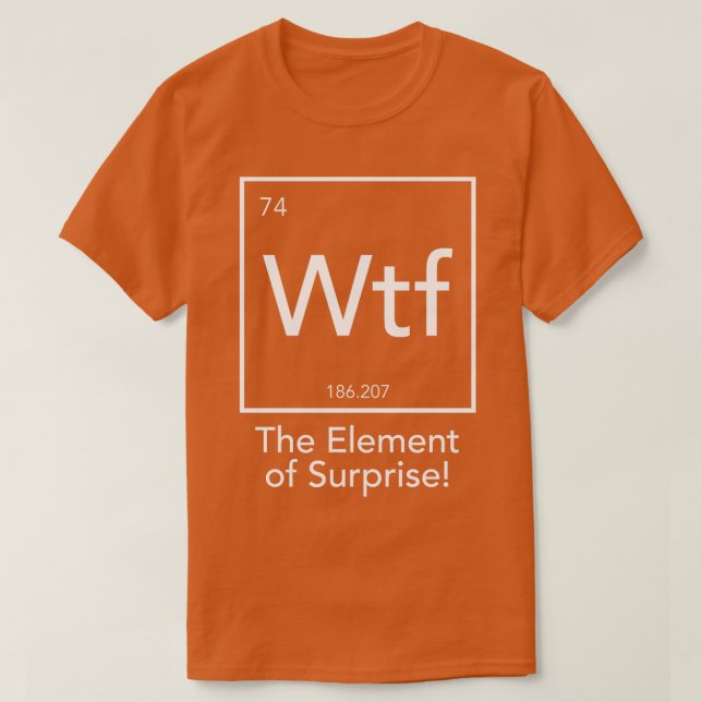 WTF Inslag i Surprise Baseball T Shirt (Design framsida)