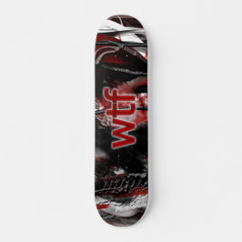 wtf mini skateboard bräda 18,5 cm