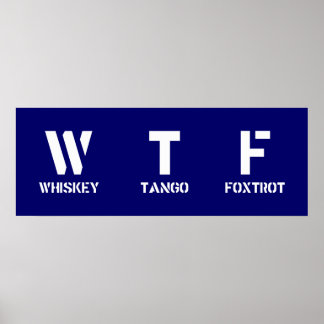 WTF POSTER